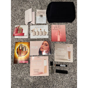 Anastasia Beverly Hills Black Cosmetic Bag and bundle of high end cosmetic goods